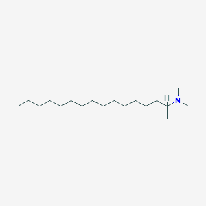 molecular formula C18H39N B098830 N,N-dimethylhexadecan-2-amine CAS No. 16058-51-8