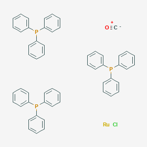 molecular formula C55H47ClOP3Ru+ B098837 Carbonylchlorohydridotris(triphenylphosphine)ruthenium(II) CAS No. 16971-33-8
