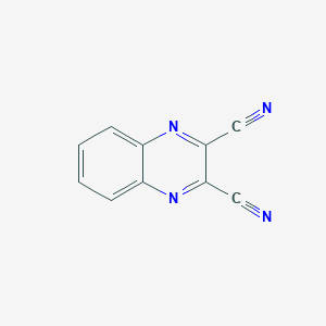 molecular formula C10H4N4 B098847 quinoxaline-2,3-dicarbonitrile CAS No. 17132-92-2