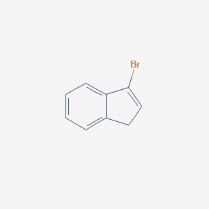 molecular formula C9H7Br B009886 3-bromo-1H-indene CAS No. 103028-42-8