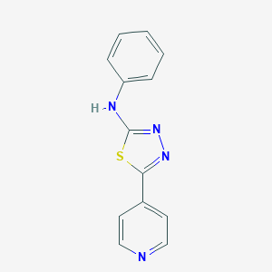 1,3,4-Thiadiazol-2-amine, N-phenyl-5-(4-pyridinyl)-