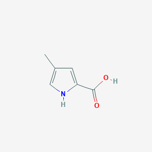 molecular formula C6H7NO2 B098881 4-Methyl-1H-pyrrole-2-carboxylic acid CAS No. 18711-59-6