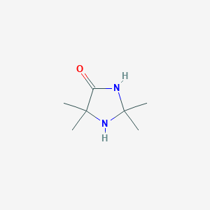 molecular formula C7H14N2O B098882 2,2,5,5-四甲基咪唑烷-4-酮 CAS No. 16256-42-1