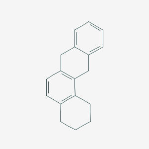 molecular formula C18H18 B098888 1,2,3,4,7,12-Hexahydrobenzo[a]anthracene CAS No. 16434-62-1