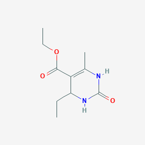 molecular formula C10H16N2O3 B098893 Ethyl 4-ethyl-6-methyl-2-oxo-1,2,3,4-tetrahydropyrimidine-5-carboxylate CAS No. 17994-57-9