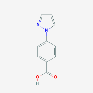 molecular formula C10H8N2O2 B098897 4-(1H-Pyrazol-1-yl)benzoic acid CAS No. 16209-00-0