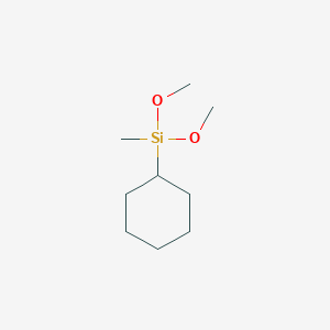 molecular formula C9H20O2Si B098902 Cyclohexyl(dimethoxy)methylsilane CAS No. 17865-32-6