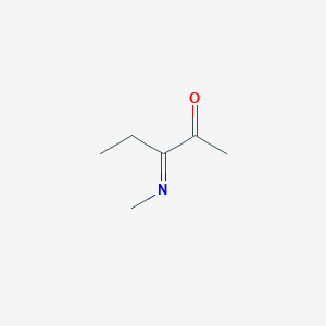molecular formula C6H11NO B009891 3-Methyliminopentan-2-one CAS No. 106174-82-7