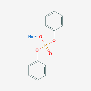 molecular formula C12H10NaO4P B098912 Sodium;diphenyl phosphate CAS No. 15205-59-1
