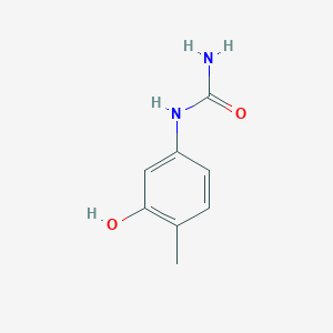 molecular formula C8H10N2O2 B098934 (3-Hydroxy-p-tolyl)urea CAS No. 16704-78-2