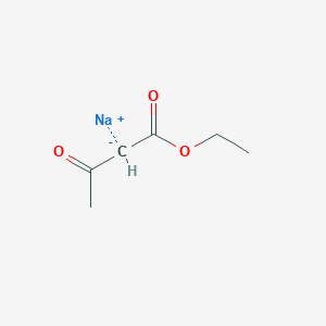 Butanoic acid, 3-oxo-, ethyl ester, ion(1-), sodium