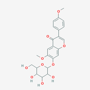 molecular formula C23H24O10 B098939 Wistin CAS No. 19046-26-5