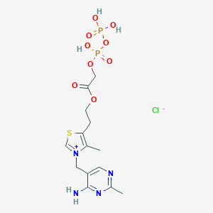 molecular formula C14H21ClN4O9P2S B009895 2-Acetylthiamin pyrophosphate CAS No. 104114-88-7