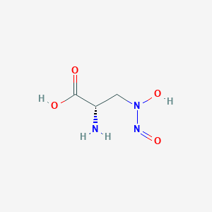 molecular formula C3H7N3O4 B098952 L-Alanosine CAS No. 16931-22-9
