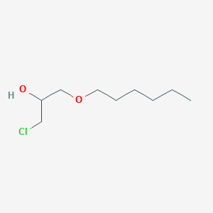 molecular formula C9H19ClO2 B098960 2-Propanol, 1-chloro-3-(hexyloxy)- CAS No. 16224-24-1