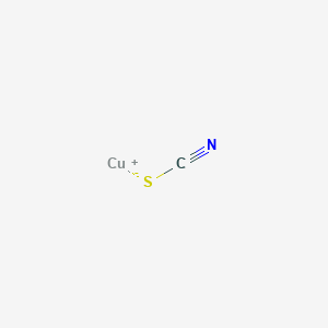 molecular formula CuSCN<br>CCuNS B098962 Copper(I) thiocyanate CAS No. 18223-42-2