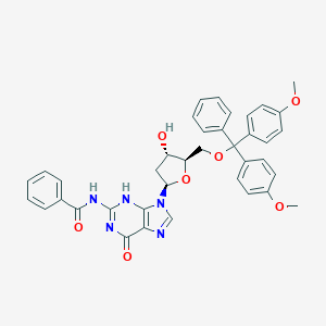 molecular formula C38H35N5O7 B009898 N2-Benzoyl-2'-deoxy-5'-O-DMT-D-guanosine CAS No. 109464-23-5