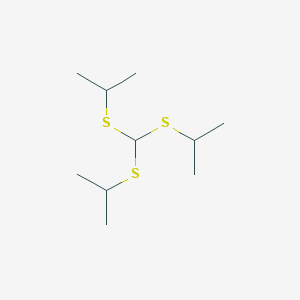 molecular formula C10H22S3 B098999 Orthoformic acid, trithio-, triisopropyl ester CAS No. 16754-59-9