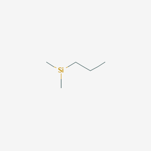 molecular formula C5H13Si B099005 Dimethyl(propyl)silicon CAS No. 18143-31-2