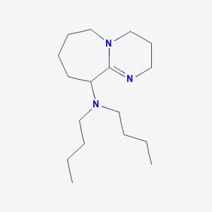 molecular formula C17H33N3 B009901 6-(Dibutylamino)-1,8-diazabicyclo[5.4.0]undec-7-ene CAS No. 106847-76-1
