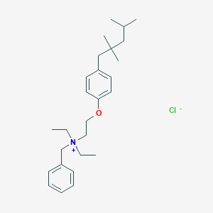 N-Benzyl-N,N-diethyl-2-(4-(2,2,4-trimethylpentyl)phenoxy)ethanaminium chloride