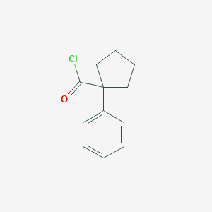 molecular formula C12H13ClO B099037 1-Phenylcyclopentane-1-carbonyl chloride CAS No. 17380-62-0