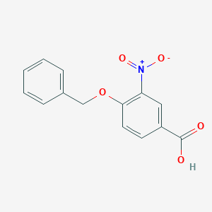 molecular formula C14H11NO5 B099050 4-Benzyloxy-3-nitrobenzoic acid CAS No. 17903-89-8