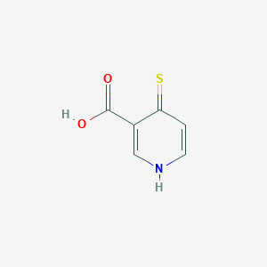 molecular formula C6H5NO2S B099052 4-巯基吡啶-3-羧酸 CAS No. 18103-73-6