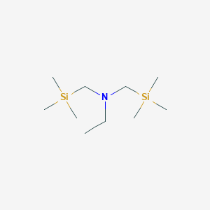 molecular formula C10H27NSi2 B099061 Ethylamine, N,N-bis(trimethylsilyl)methyl]- CAS No. 17988-70-4