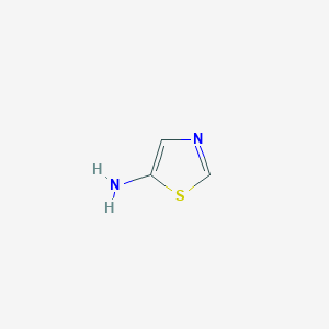 molecular formula C3H4N2S B099067 5-Thiazolamine CAS No. 17721-00-5