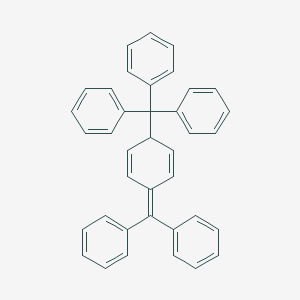 molecular formula C38H30 B099076 3-Benzhydrylidene-6-tritylcyclohexa-1,4-diene CAS No. 17854-07-8