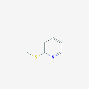 molecular formula C6H7NS B099088 2-(Methylthio)pyridine CAS No. 18438-38-5