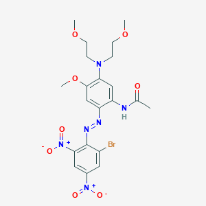 molecular formula C21H25BrN6O8 B009909 C.I. Disperse Blue 301 CAS No. 105635-65-2