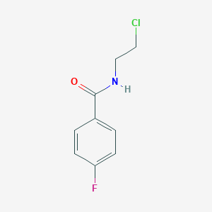 molecular formula C9H9ClFNO B099092 (2-CHLOROETHYL)-4-FLUOROBENZAMIDE CAS No. 15258-01-2