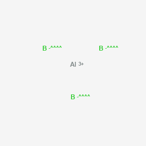 molecular formula AlB3 B099099 Aluminum borohydride CAS No. 16962-07-5