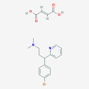 molecular formula C20H23BrN2O4 B000991 Brompheniramine maleate CAS No. 980-71-2