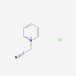molecular formula C7H7ClN2 B099106 1-(Cyanomethyl)pyridinium chloride CAS No. 17281-59-3