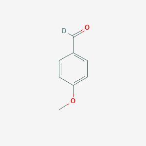 molecular formula C8H8O2 B099111 4-Methoxybenzaldehyde-d1 CAS No. 19486-71-6
