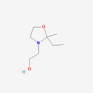 molecular formula C8H17NO2 B099127 2-Ethyl-2-methyloxazolidine-3-ethanol CAS No. 17026-88-9