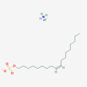 molecular formula C18H39NO4S B099131 Ammonium oleyl sulphate CAS No. 17209-70-0