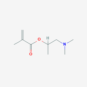 molecular formula C9H17NO2 B099142 2-(Dimethylamino)-1-methylethyl methacrylate CAS No. 18262-03-8