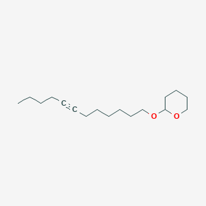 molecular formula C17H30O2 B099147 2H-Pyran, 2-(7-dodecynyloxy)tetrahydro- CAS No. 16695-32-2
