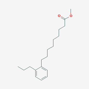molecular formula C19H30O2 B099148 Methyl 9-(o-propylphenyl)nonanoate CAS No. 17670-86-9
