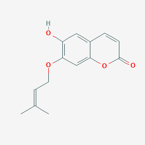 molecular formula C14H14O4 B099150 Prenyletin CAS No. 15870-91-4