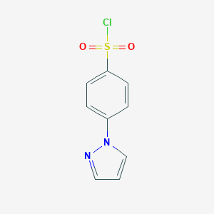 molecular formula C9H7ClN2O2S B099151 4-(1H-Pyrazol-1-YL)benzenesulfonyl chloride CAS No. 18336-39-5