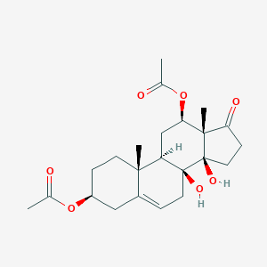 14beta-Androst-5-en-17-one, 3beta,8,12beta,14-tetrahydroxy-, 3,12-diacetate
