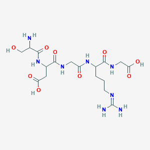 molecular formula C17H30N8O9 B009916 H-Ser-Asp-Gly-Arg-Gly-OH CAS No. 108608-63-5