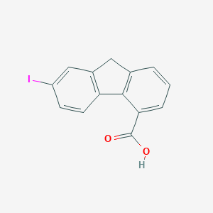 7-iodo-9H-fluorene-4-carboxylic acid