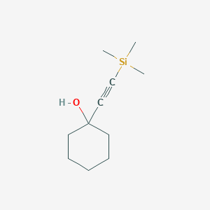 molecular formula C11H20OSi B099167 Cyclohexanol, 1-((trimethylsilyl)ethynyl)- CAS No. 17962-22-0