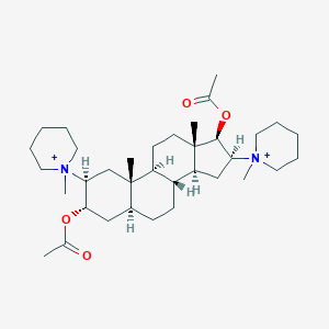 molecular formula C35H60N2O4+2 B099182 Pancuronium CAS No. 16974-53-1